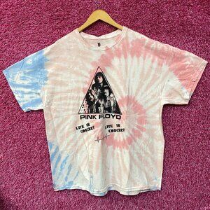 Pink Floyd Live In Concert Tie Dye T-Shirt XL